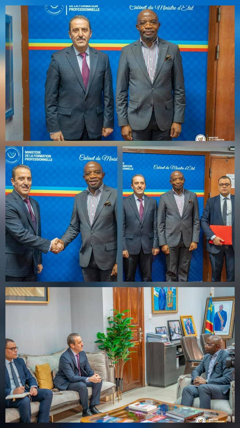 Rencontre avec le Ministre d’État, Ministre de la Formation Professionnelle de la RDC
