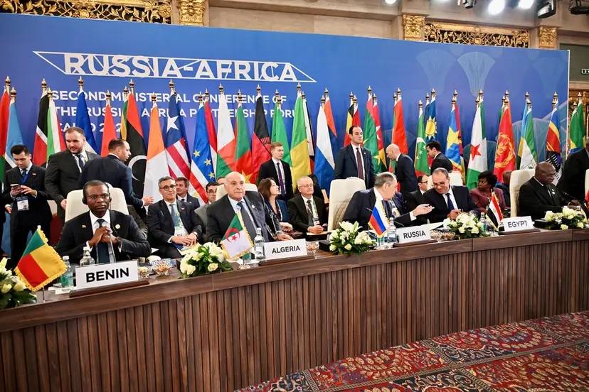 M. Attaf a participé à la deuxième session du Forum de partenariat Afrique-Russie au niveau ministériel