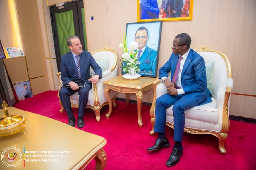rencotre avec le Ministre Délégué prés le Ministre de la Défense Nationale en charge des Anciens Combattants de la République Démocratique du Congo